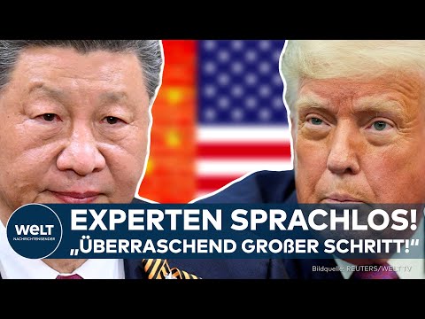 USA - TRUMP VERDUTZT EXPERTEN: "Im gemeinsamen Interesse der Welt!" Handelskrieg mit China abgewehrt