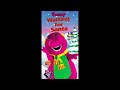 Barney Home Video Music Audio Mix Waiting For Santa VHS