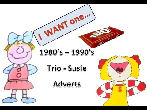 (1980s-90s) Jacobs Trio Biscuits Susie Adverts Compilation