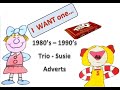 1980s - 1990s Jacobs Biscuits Trio Susie Adverts Compilation