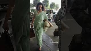 Kangana Ranaut with Her  Z+ Security On AirPort #shorts