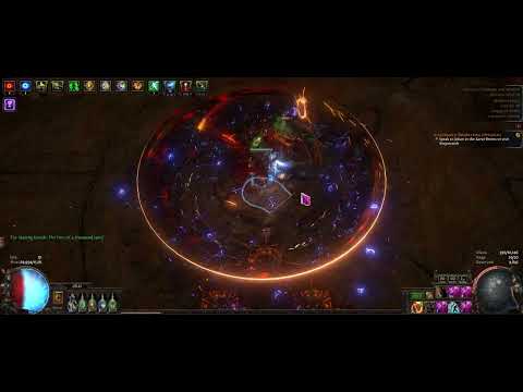 [PoE 3.27] Whispers of Infinity Mana Rage Vortex of Berserking Uber Exarch