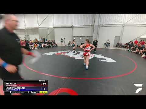 127 Lbs Round 1 (6 Team) - Abi Kelly, Arkansas Gold Vs Lauren Aguilar, California Blue F6c2