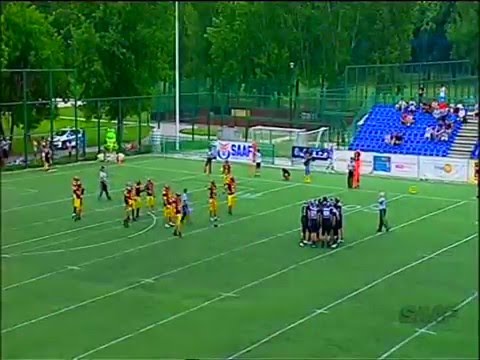 SAAF 2014 Finals SBB Vukovi Beograd vs Kragujevac Wild Boars 5.7.2014. 27:17 1/2