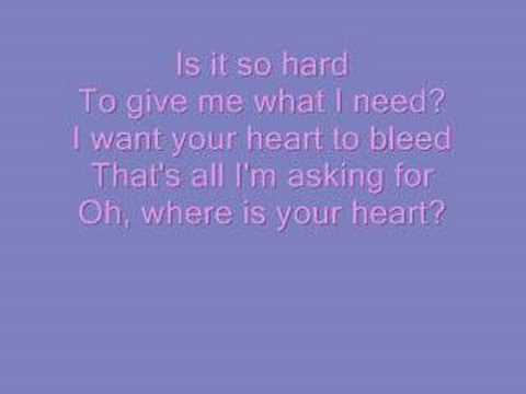 Kelly Clarkson: Where is your heart (lyrics)