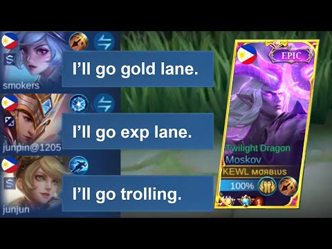 MOSKOV BEST BUILD TO CARRY TROLL TEAM!