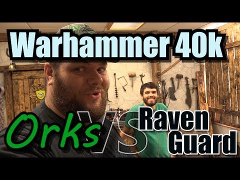 Space Marines Raven Guard vs Orks Warhammer 40k Battle Report  Ep 04