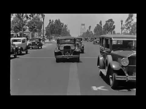 Historic 35mm: Streets of Beverly Hills, California, ca. 1935 [Stock Footage]
