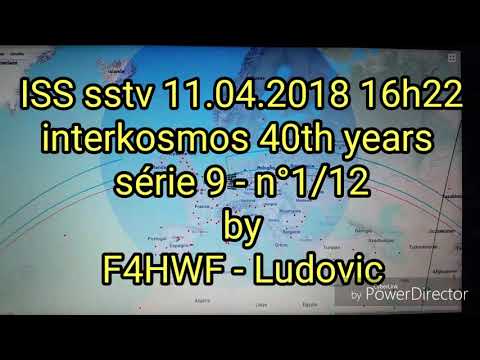 ISS sstv du 11 avril 2018 à 16h22