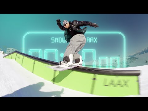 60 sec with Florian Fischer | Snowpark LAAX | 21/22 #1