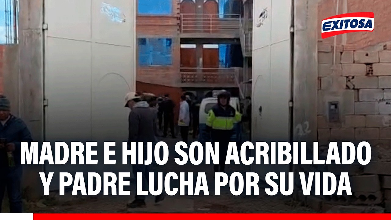 🔴🔵 Madre e hijo son acribillados y padre lucha por su vida en hospital de Juliaca