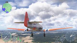 Flight Kumlinge (EFKG)- Turku (EFTU),North American T-6 Texan, MSFS24, Pilot Peku