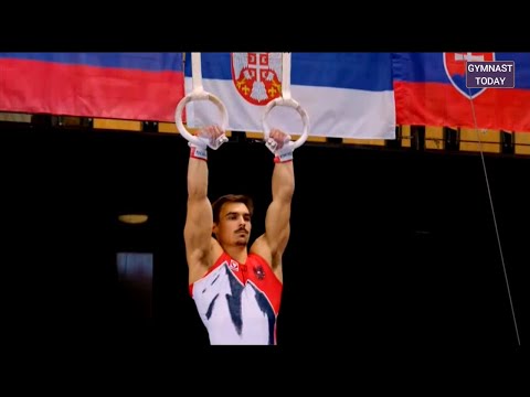 Top 3 in Men's Rings Final - 2022 Szombathely Gymnastics World Challenge Cup