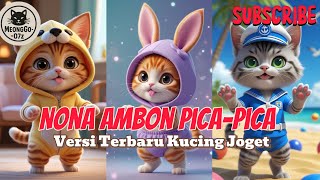 Download lagu Kucing Joget Nona Ambon Pica-Pica?! 🐱💃 Goyangnya Bikin Auto Senyum-senyum Sendiri! mp3