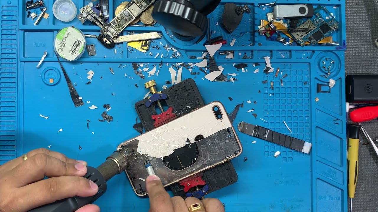 Trocando Tampa Traseira iPhone 8 Plus