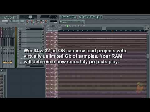 FL Studio 10 Memory Management | 'Keep on disk' updated