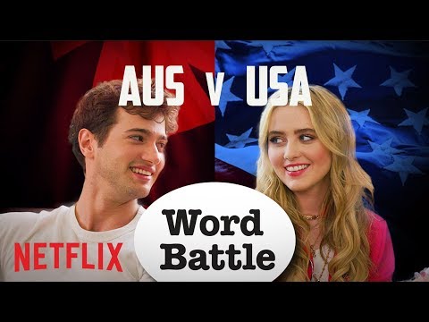 The Society Cast: AUS vs. USA Word Battle | Netflix