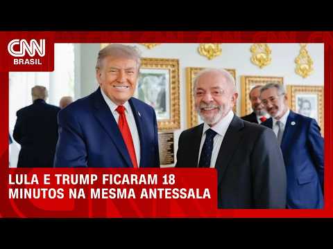 Trump e Lula ficaram por 18 minutos na mesma antessala, mas não se cruzaram | HORA H