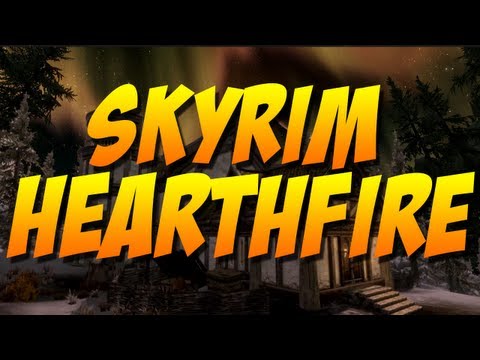 Skyrim Hearthfire DLC! Starting the Quest & Building Your House Tutorial!!!