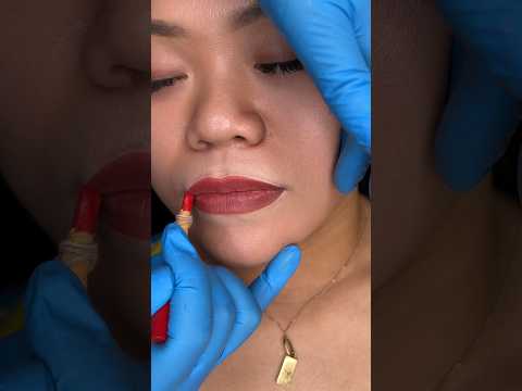 Lip blush tattoo process #permanentmakeup #makeup #facetattoo #lipblush