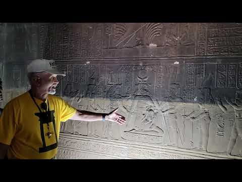 Ashra Kwesi - Origins of the Moses and Jesus birth story @ Temple Of Isis in Aswan, Africa (Philae)