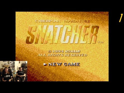 Snatcher(Sega CD) With muh Bro! Part 1: Invasion of the Bladey Runners
