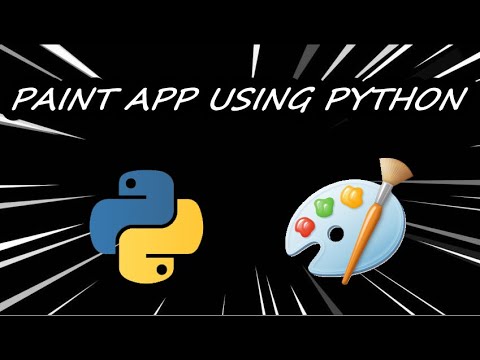 Basic Paint App With Python Learn Python Python Tutorial