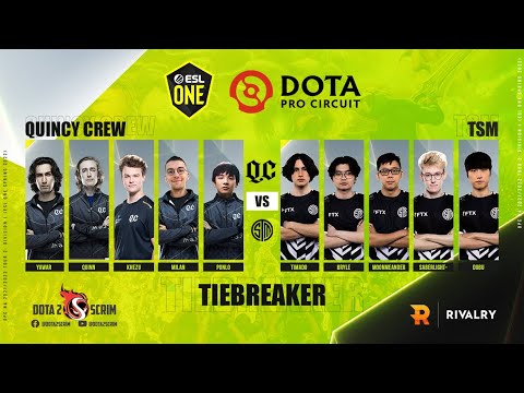 Quincy Crew vs TSM FTX - DPC NA 2021/22 Tour 2: Division I - Tiebreaker - B01