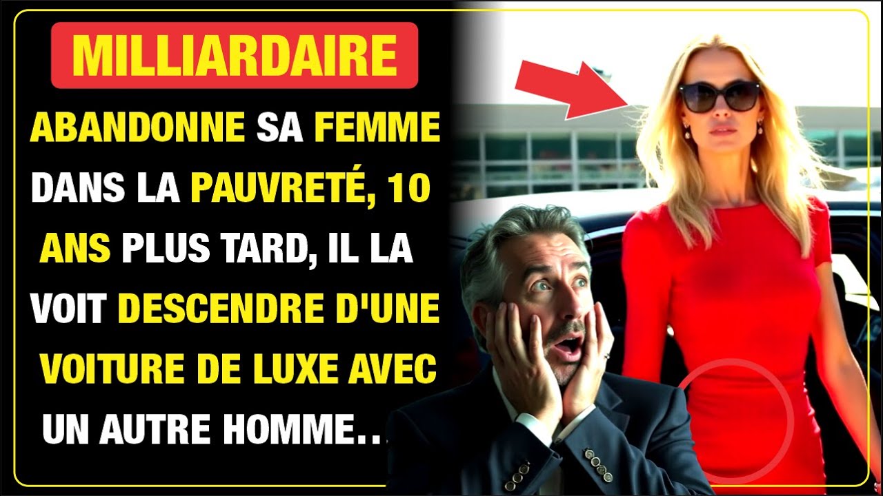 Milliardaire voit son ex-femme descendre d'une voiture de luxe avec un autre homme après 10 ans