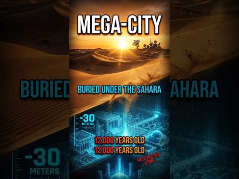 Mega-City Buried Under Sahara #LostCivilization #AncientMystery #Archaeology #HiddenHistory