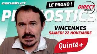 emission video des courses turf pmu du Samedi 22 novembre 2025