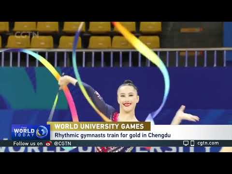 World University Games  Rhythmic gymnasts train for gold in Chengdu