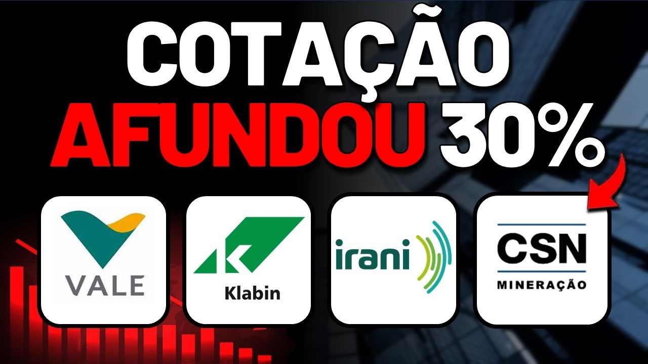 🚨 3 AÇÕES QUE DESABARAM ATÉ 35% E NINGUÉM ESTÁ VENDO. VALE A PENA INVESTIR PENSANDO EM DIVIDENDOS?