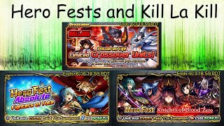 Grand Summoners Hero Fests and Kill La Kill