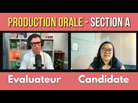 🇨🇦 TEF Canada 2025 - Expression orale - SECTION A 