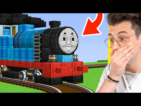 Ho costruito un TRENO FUNZIONANTE su MINECRAFT! - CreateCraft