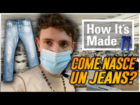 , title : 'Come si creano dei JEANS da zero? Vi mostro la produzione in fabbrica!'