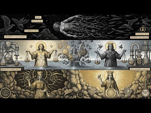 The Alchemical Triad — Salt, Sulfur & Mercury | The Map of Human Consciousness (Paracelsus & Jung)