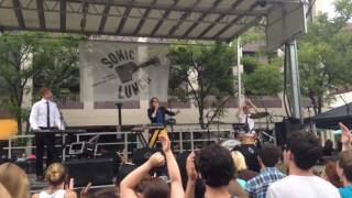 Michelle Chamuel — "Rock It" live at Sonic Lunch 2014