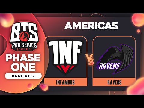 Infamous vs Ravens Game 1 - BTS Pro Series 11 AM: Phase 1 w/ rkrytpic & neph