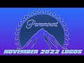 Paramount Pictures Logos NOV 2022