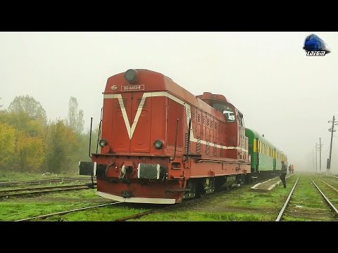 LDE 69-0003-9 la Manevra/Shunting in Gara Oravita Station in Ceata/in Fog - 22 October 2015