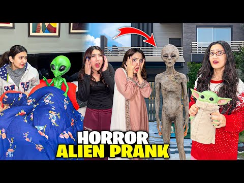 Horror Alien Prank With My Family 😱| Hira Roney Lg Gai 🤣| Famous Trend Per Dance Kia 😍| Sistrology 