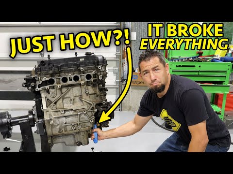 TOTAL DESTRUCTION! Another Junk Mazda 3 2.3L! This Might Be The Most Blown Up Engine Of The Year!