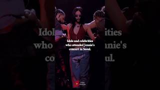 Download lagu Idols and celebrities who attended Jennie's concert in Seoul #jennie #blackpink #ruby #shorts mp3