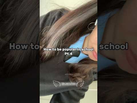 How to be popular in school ✨ #shorts #howto #school #tips #popular #aesthetic #shortsfeed #queenxme