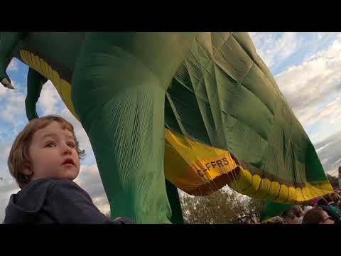 Setting up the t rex balloon Part 2