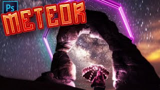 Adobe Photoshop Tutorial #8 Meteor Rain (Photo-Manipulation) Learn Creative Digital Art