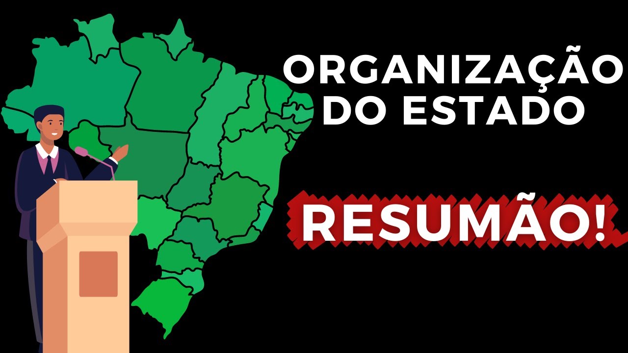 Organização do Estado: Aprenda Rápido (Resumo esquematizado)
