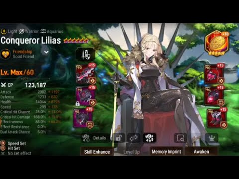 [Epic Seven] Using and fighting against ML Lilias in RTA